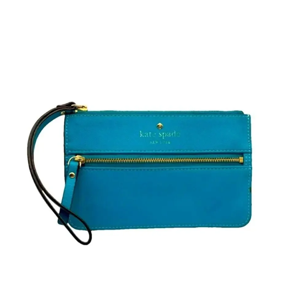 Kate Spade ♠️ New York Blue Wristlet